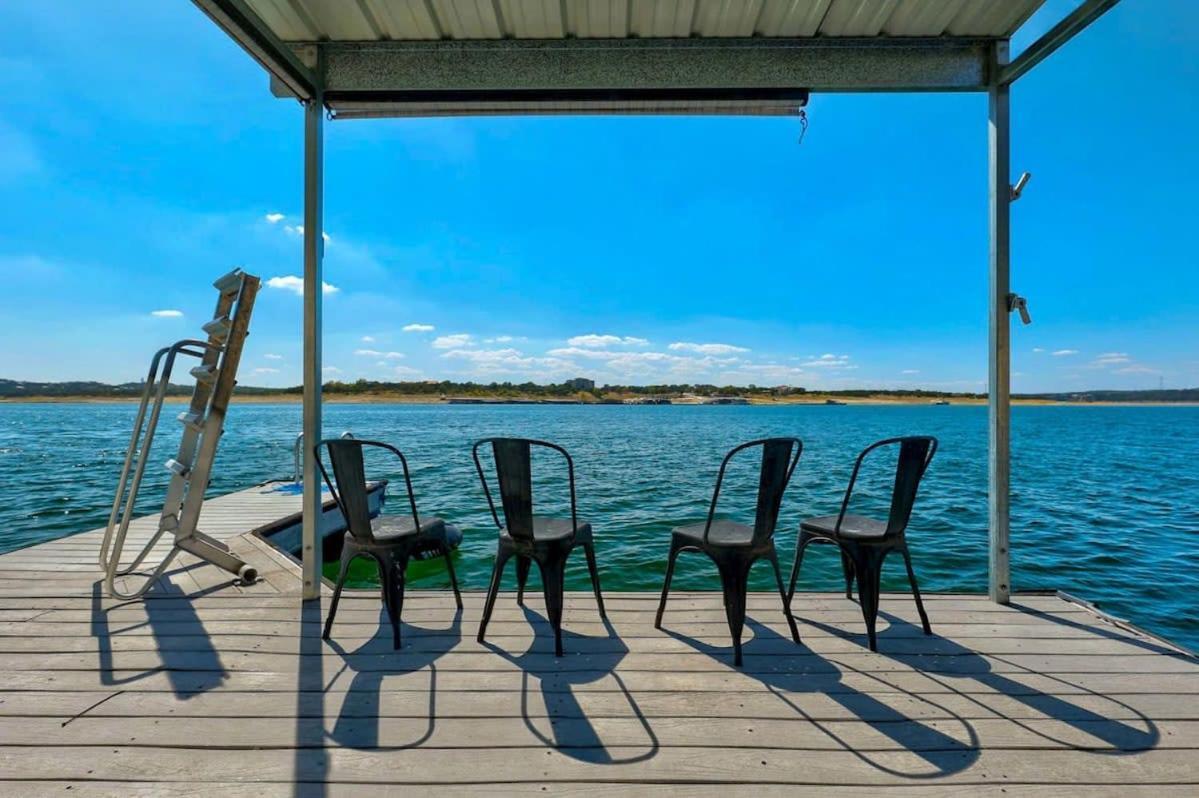 Atlantis On Lake Travis Pool Hot Tub Dock Villa Leander ภายนอก รูปภาพ