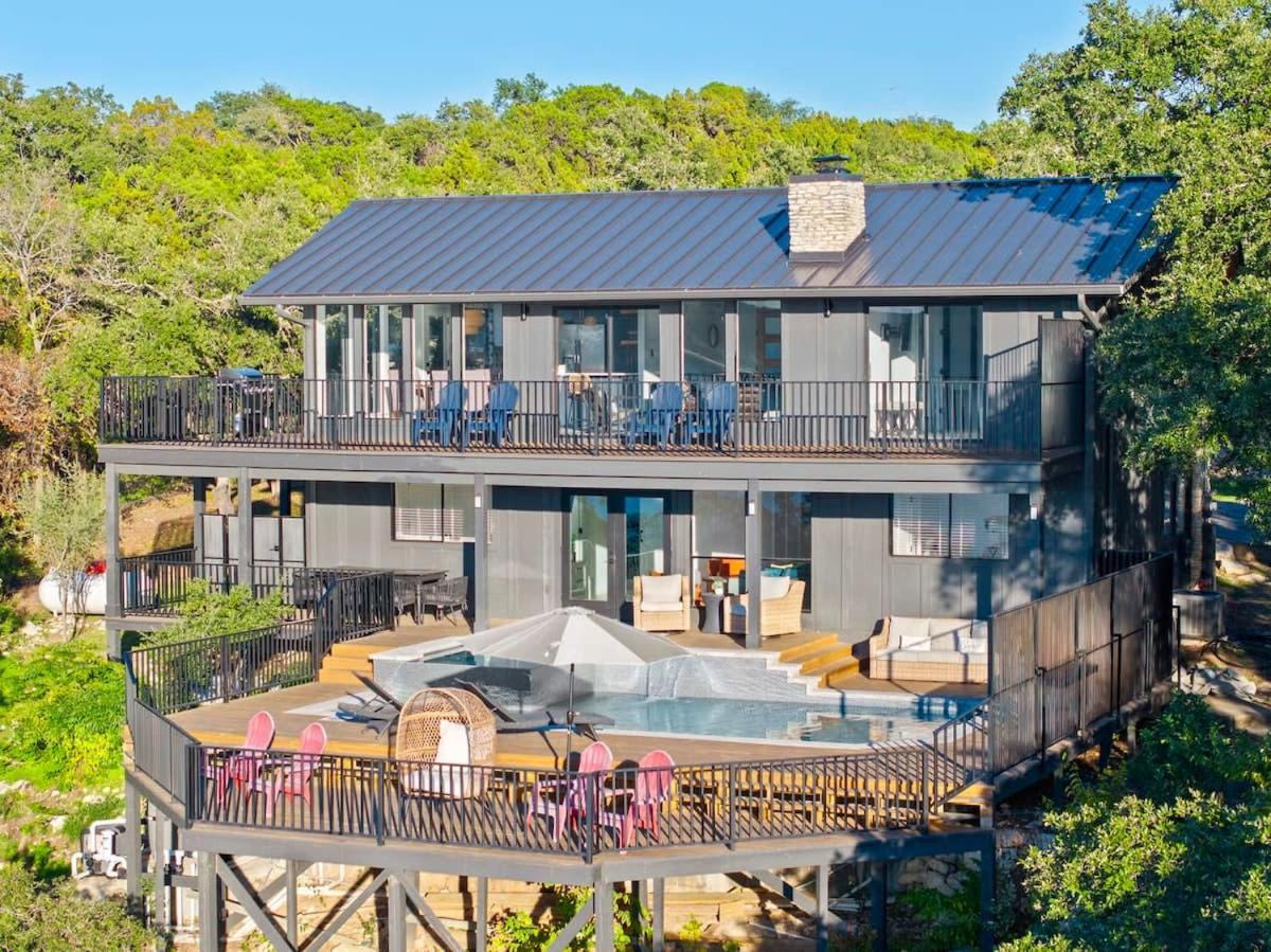 Atlantis On Lake Travis Pool Hot Tub Dock Villa Leander ภายนอก รูปภาพ