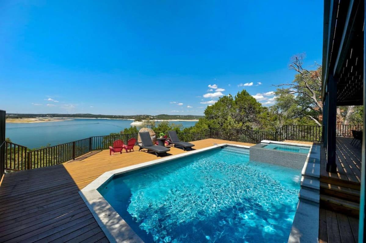 Atlantis On Lake Travis Pool Hot Tub Dock Villa Leander ภายนอก รูปภาพ