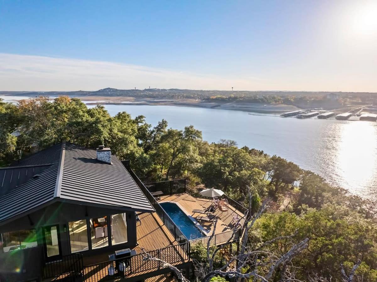 Atlantis On Lake Travis Pool Hot Tub Dock Villa Leander ภายนอก รูปภาพ