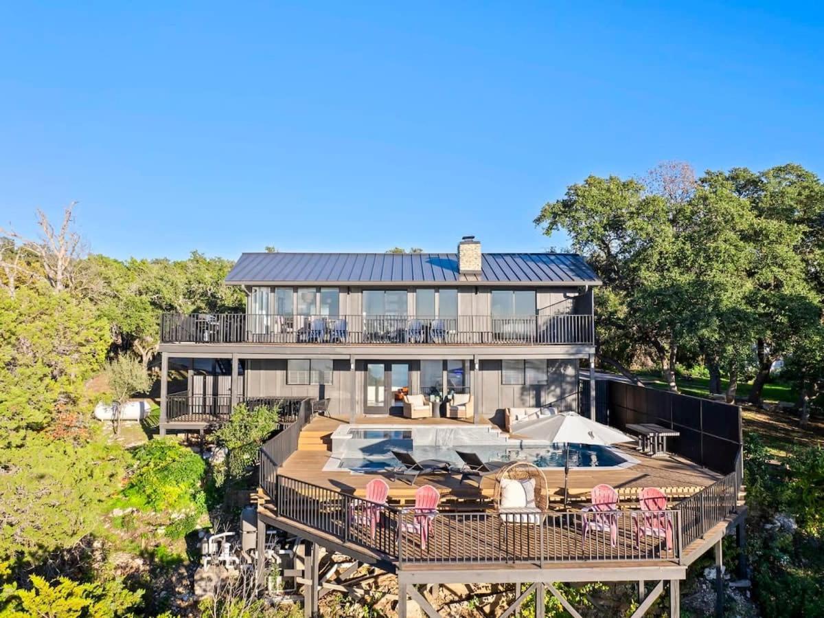 Atlantis On Lake Travis Pool Hot Tub Dock Villa Leander ภายนอก รูปภาพ